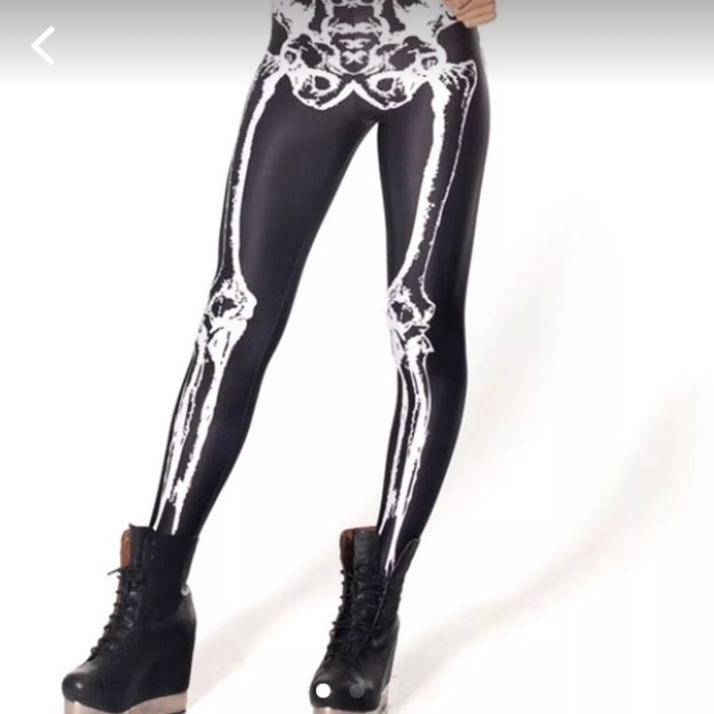 Blackmilk Skull Leggings Tights